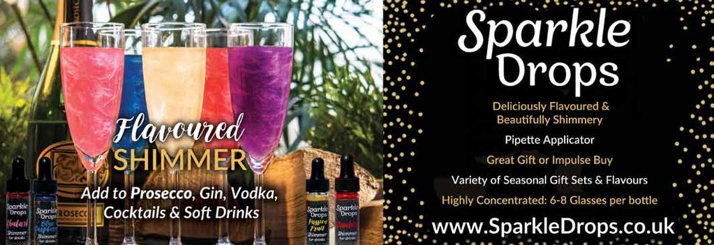 Sparkle Drops Flavoured Shimmer Drops - Perfect for Prosecco Price Unit Barcode Spa01 Z Classic Gift Set: Cherry, Pineapple & 12 x 30ml 87.05 7.