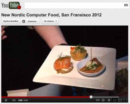 VIDEO New Nordic Computer Food: http://www.
