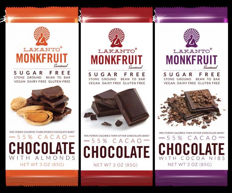 Chocolates Lakanto Monk Fruit Sweetened Chocolate Bar Up to 50% less