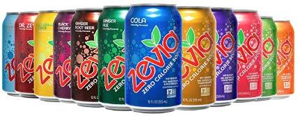 Beverages Zevia Zero Calorie Soda, Rainbow Variety Pack, Naturally Sweetened Zero Calories with No Sugar and No Artificial Sweeteners Naturally Sweetened with Stevia and Monk Fruit A