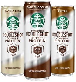 Coffee Beverages Starbucks Double shot Coffee & Protein 20g of