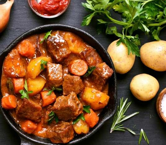 Pork cubes of five flavours Seasonings for pork cubes FVZA-09478 Ingredients: sugar, dried vegetable (tomato powder), flavour enhancer E 621, spice (anise, star anise, fennel seed, cinnamon, clove),
