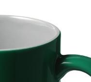 Classic design 330 ml ceramic mug.