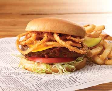 99 Soup & Salad Combo Gumbo or Clam Chowder with Caesar or House Salad. 9.29 ½ lb. All-American Burgers & Fries Sorry, no Shrimp on this classic! 8.99 Turn it into a Cheeseburger for 9.