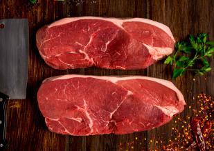The Rib-Eye requires a longer time to mature, but results in a tender steak packed with flavour.