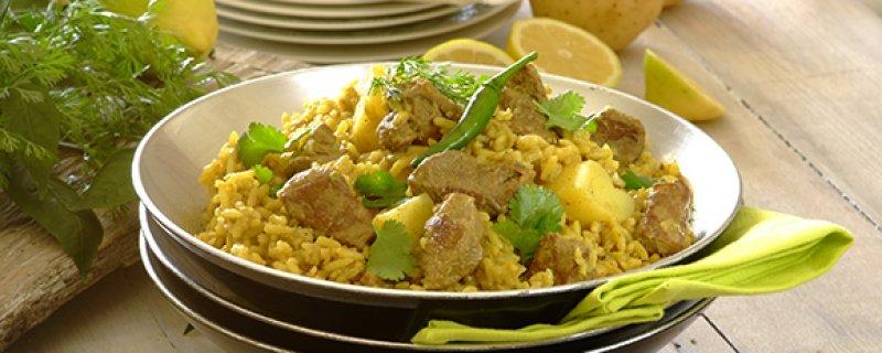 Lamb Akni Friday 22nd June COOK TIME PREP TIME 01:00:00 00:35:00 Akni is a spicy one-pot Indian rice wonder made with meat - either lamb, chicken or mutton with flavours resembling that of a breyani.