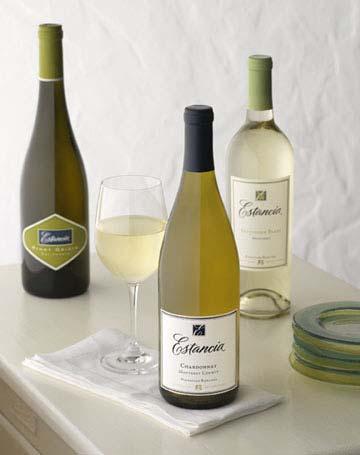 Estancia White Wines The Chardonnay has ripe apple and pear aromas and a hint of hazelnut and caramel The Pinot Grigio has aromas of melon, pear,