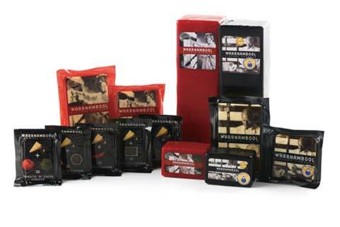 WCB Product Range Warrnambool Cheddars WCB produces and packages its brand of cheese, named 'Warrnambool Cheddars The bulk cheddar is made at Allansford The flavour additions and packaging are