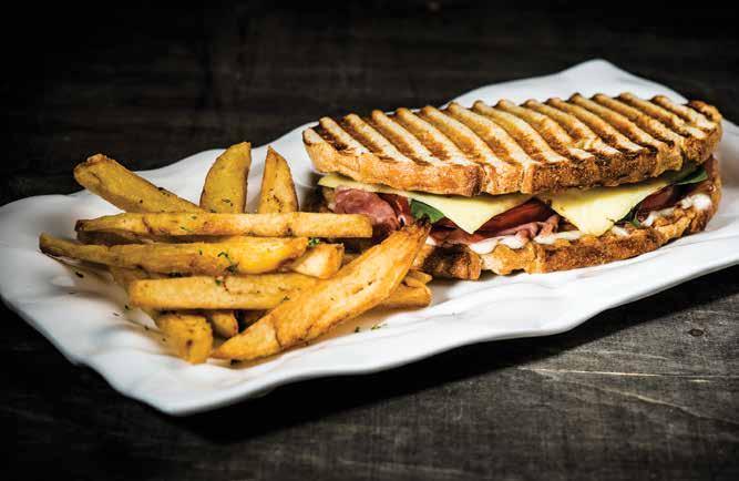 Figs Panini 495 served with housemade fries ALL
