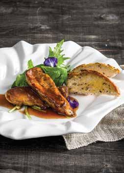 with caesar dressing Pan-Fried Foie Gras with