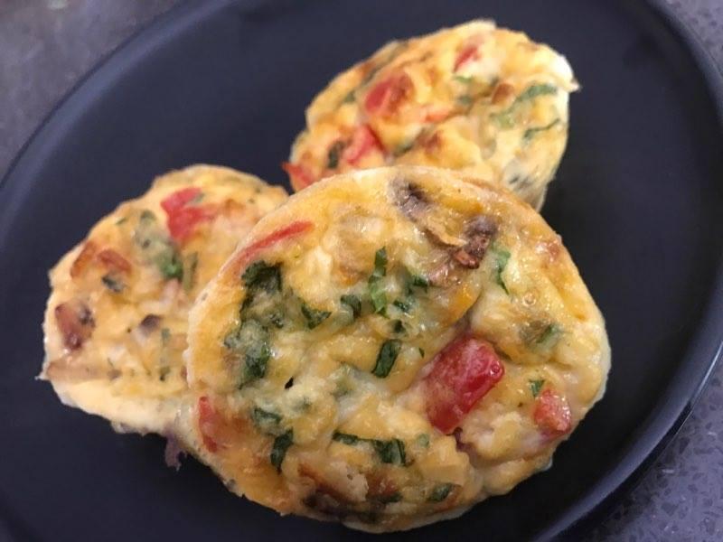 Cottage Cheese Frittatas Cottage Cheese Frittata Makes: 9 Ingredients: 3/4 cup butternut pumpkin, chopped in 1/2cm cubes 1/2 cup shredded baby spinach 1/2 cup mushrooms, thinly sliced
