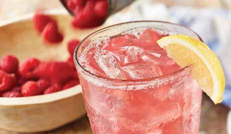 Choose from our delicious selections: Blackberry-Pineapple Iced Tea