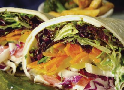 99 Good Cop Wrap Fresh sliced turkey, roasted peppers, provolone cheese, lettuce, tomato and honey mustard dressing on a wheat wrap - 10.