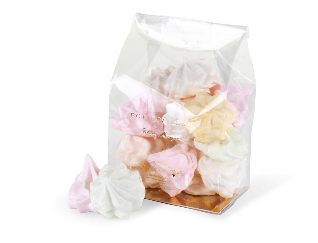 Meringues VANILLA MERINGUES Featherlight meringues whipped to perfection with Madagascar vanilla bean. Package of 15.