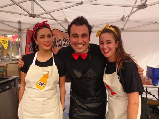 FOOD WITH MIGUEL MAESTRE BABES ON GRILL Aussies are embracing street food, moving away form the traditional pie and chips to more exotic meals that you can eat with one hand.
