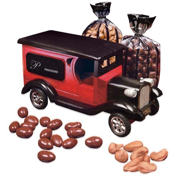 Vintage Truck Collection 1923 Traditional Delivery Truck 1931 Vintage Pick up Truck Chocolate Almonds, 6oz. Jumbo Cashews, 5oz. Item # P0111 Price: 44.