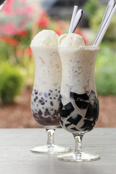 Cool Cafe T08 糕紅豆 Red Bean Ice Cream T10 糕涼 Grass Jelly with Ice Cream T01 T02 味 $