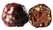Praliné with almonds and hazelnuts with