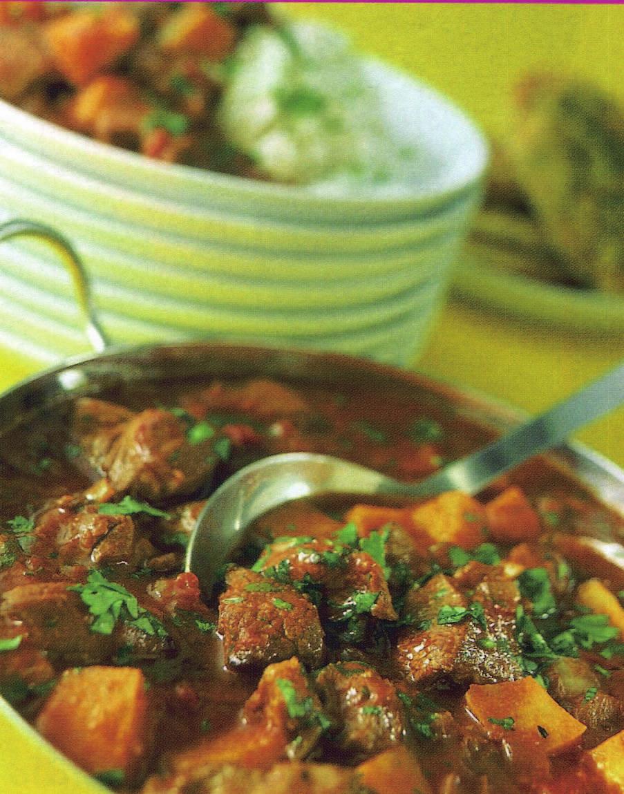 Traditional Dishes Curry A saucy medium spicy dish Madras A traditional spicy dish from southern Indian, with chef's special spice & garlic masala that give you a firery taste.