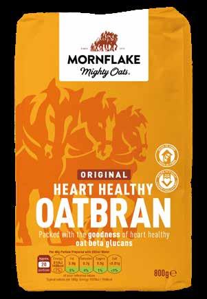 OATBRAN ORIGINAL HEART HEALTHY OATBRAN Our signature Oatbran is made with 100% oatbran, which helps to lower cholesterol* ed with heart-healthy beta glucans, oatbran works by absorbing excess