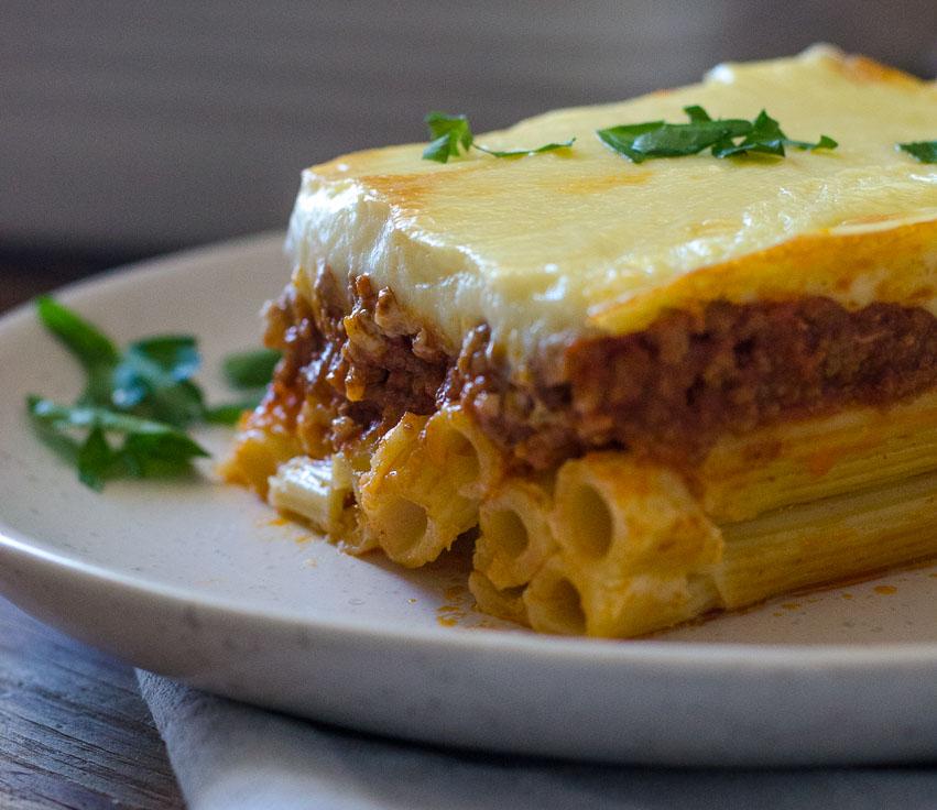 Pastitsio (Greek Lasagna) Pastitsio (Greek Lasagna) may not be as well known as Moussaka, but as far as Greek dishes go, it is irresistible!