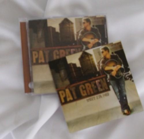 A Texas Favorite Autographed Pat Green CD Donor: Anonymous Value: Priceless