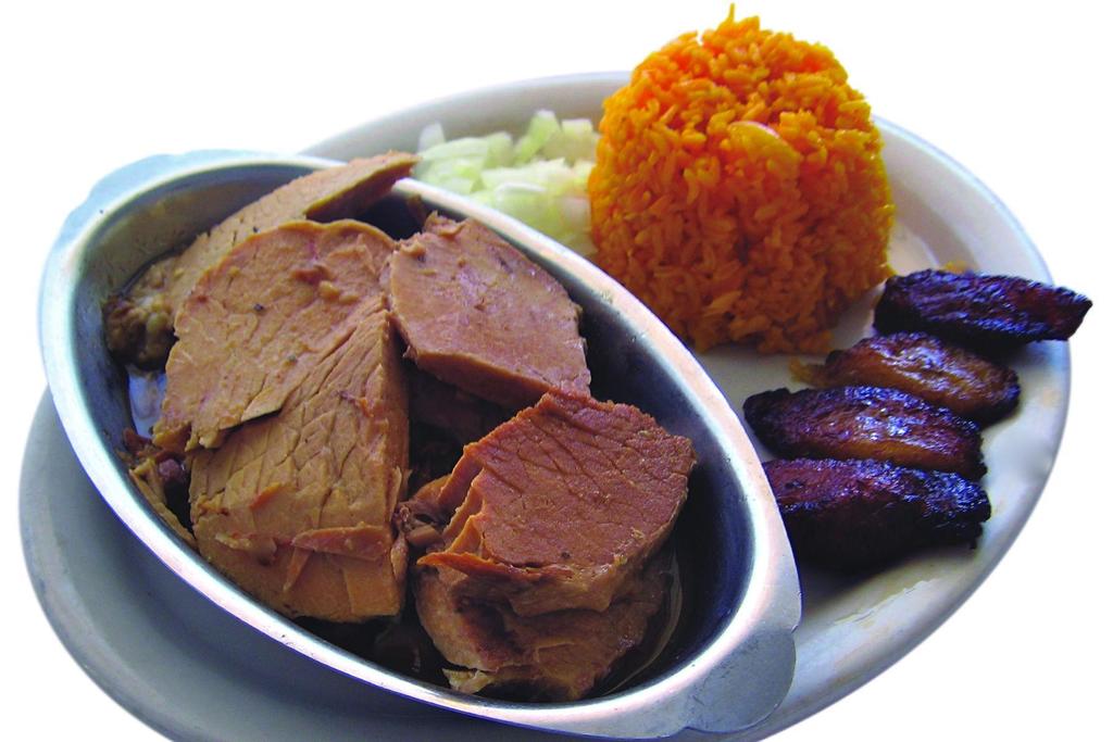 Lunch Specials 10:30 am - 3:00 pm only Served with your choice of 3 side dishes. Roast Pork "A La Cubana" Mojo Pork Generous slices of fresh roast pork with a delicious marinade - 12.