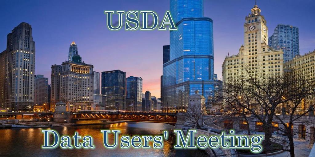 USDA NASS Data Users Meeting Tuesday, April 23, 209 University of Chicago Gleacher Center 450 North Cityfront Plaza Drive Chicago, IL 606 32-464-8787 USDA s National Agricultural Statistics Service