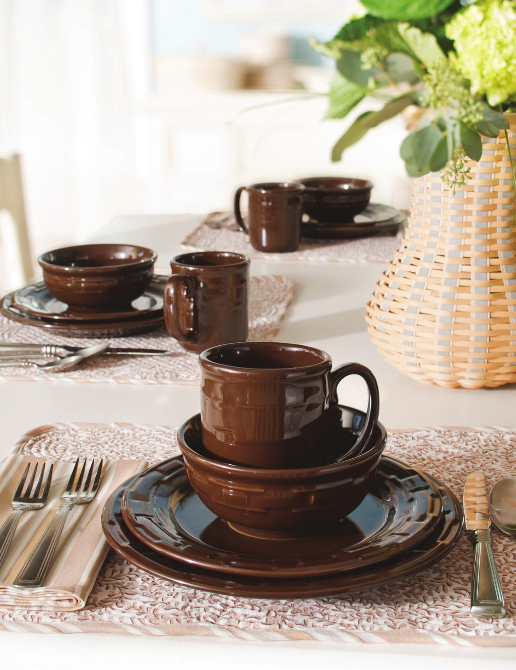 Get to know the unmatched quality of Longaberger s beautiful Woven Traditions pottery.