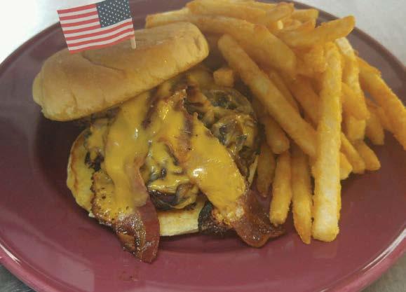 BURGERS Our 5oz. burgers served with your choice of side dish. Available with grilled chicken or turkey burger.