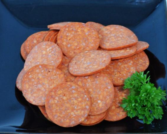 5kg A vibrant close ground salami flavoured with rich spices.