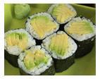 Sushi Bar Starter Beginner Sushi Appetizer smoked salmon, egg, shrimp and