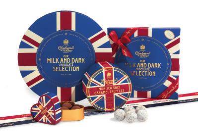 BEST OF BRITISH Our Best of British Union Flag chocolate and truffle selections are a fine English classic.