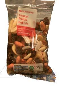Fruit and Nut trail mix Uncle Bens Mushroom rice Uncle Bens Thai sweet