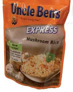 Great snacking food Semi cooked rice so heavier than the