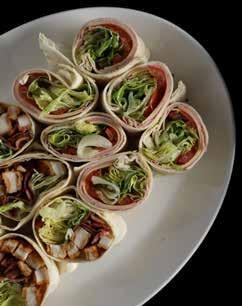 SANDWICHES & WRAPS Hit a home run with our delicious wraps!
