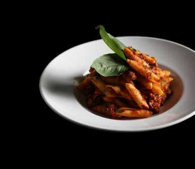 Pomodoro sauce. LASAGNE 55 Homemade baked layers of fresh pasta, bolognese, & béchamel sauce.