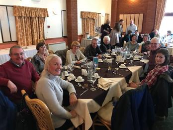 Sunday Lunch This year 23 members and partners made the journey to Kilworth Springs Golf Club for the annual New Year lunch, an excellent turnout.