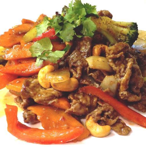 Main Course - Stir Fried Dishes Your choice of the following with any stir fried dish Vegetables & bean curd 17.9 Chicken/Pork/Beef 18.9 Prawn 19.9 Mixed Seafood 20.9 Extras: Peanut Sauce 3.