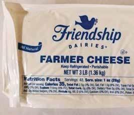 Friendship Farmer s Cheese Rounds 4 9 / Sold in