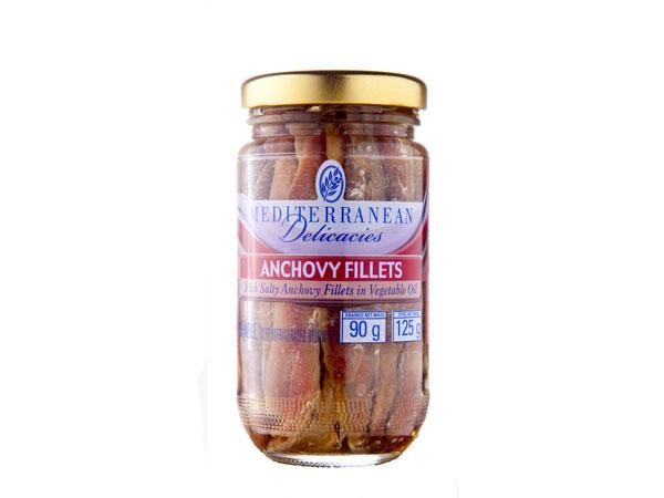 Mediterranean Delicacies Products: Seafood Anchovy Fillets 125g Octopus