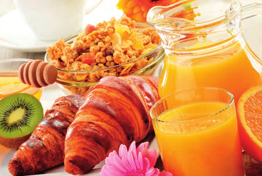 FULL BREAKFAST BUFFET OPTIONS Scrambled eggs Bacon Beef sausages Hash browns Platter of cold