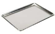 ESQUIRE TRAYS (18/8 STAINLESS) HEAVY DUTY MIRRORED FINISH, EMBOSSED CENTER. TR-1146 12.5 x18.