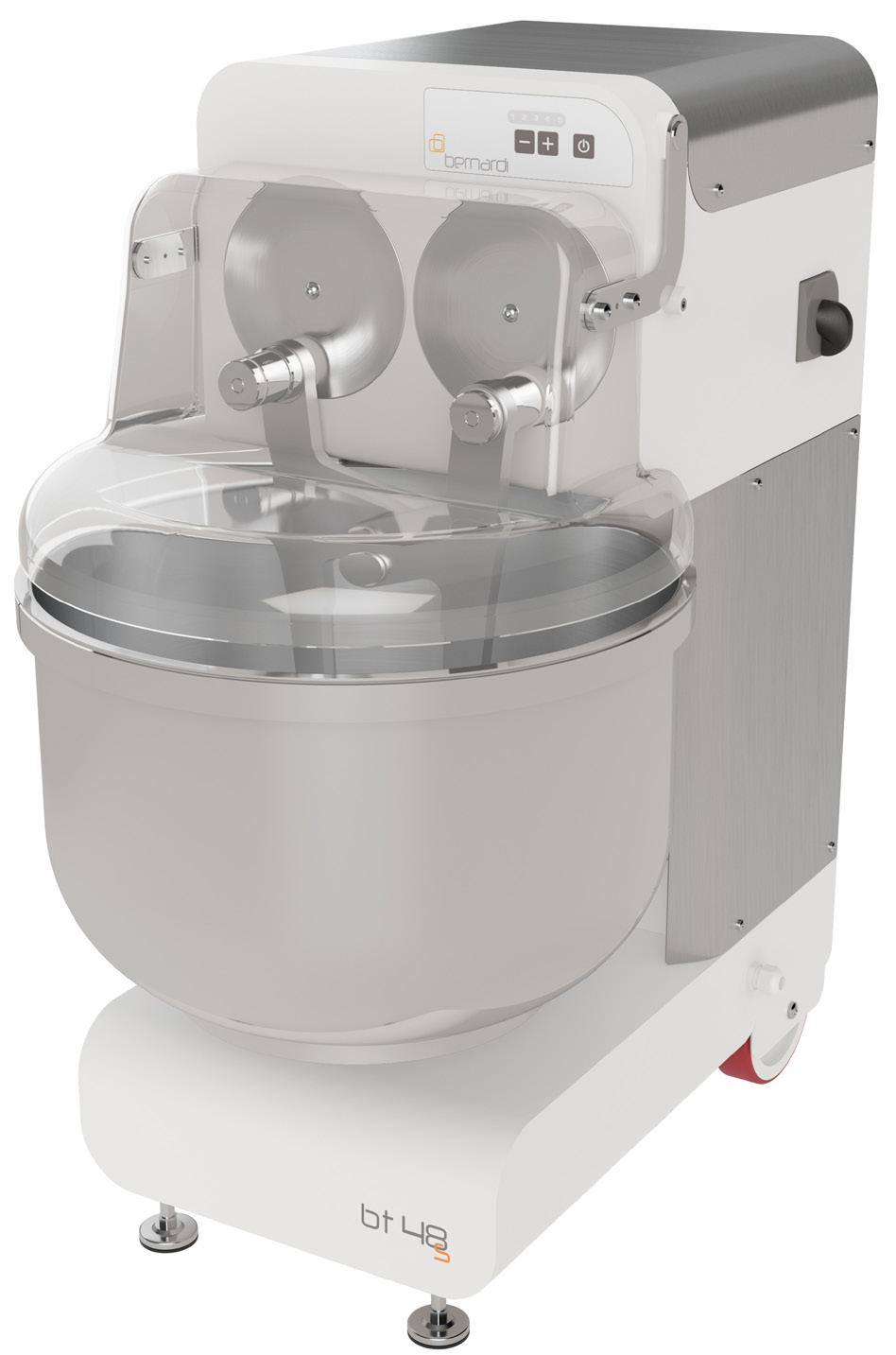 RANGE The BTs range represents the top of the double arm mixer range with the same kneading capacity and spacial dimensions of RS, but with an advanced fivespeed inverter-controlled arm moving system