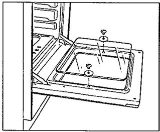 INSTALACION Y RETIRO DE LA REJILLA DEL HORNO Figura 22 Las rejillas del horno vienen con un bloqueo de seguridad para evitar que se saquen del horno por accidente. Para reinsertarlas vea la figura 22.