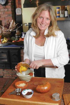 Chef, caterer, and local-food ambassador, Jan Buhrman was just back from a trip off-island.