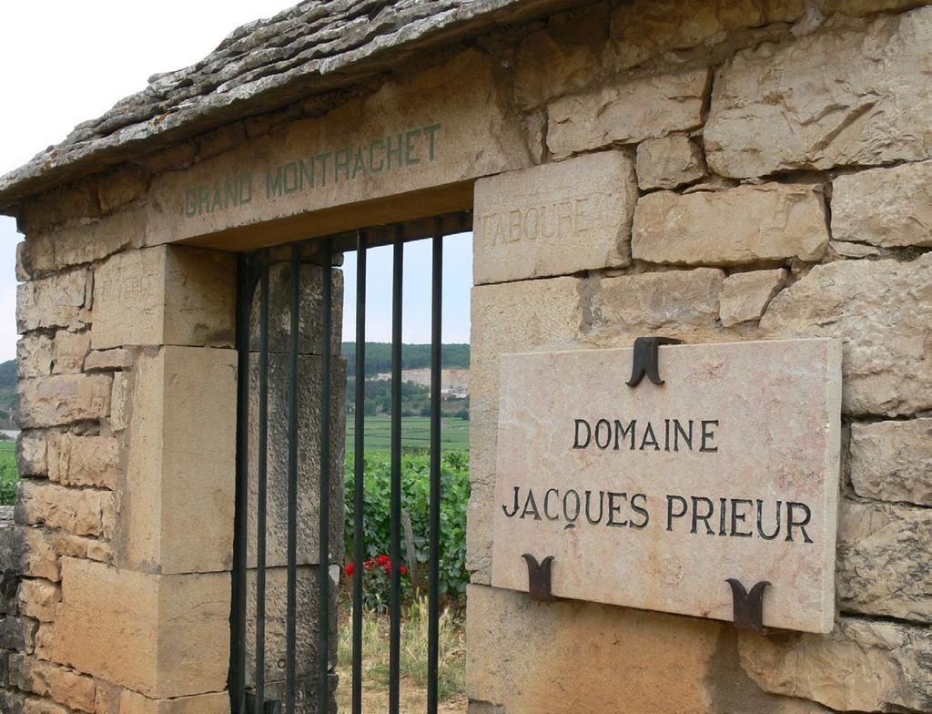 DOMAINE JACQUES PRIEUR 4 5 With nine grands crus from Musigny to Montrachet and fourteen premiers crus from Puligny to Beaune,