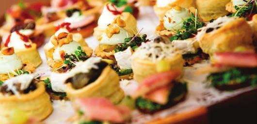 PRE FUNCTION CANAPES Homemade Savoury Canapés 2.00 per canapé We recommend a choice of three or four per person.