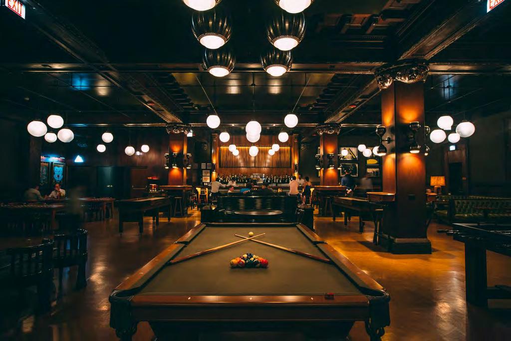 About Us The Game Room is located on the second floor of the beautifully restored Chicago Athletic Association Hotel.