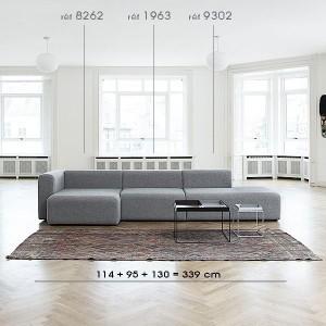 00 EUR DELTA Sofa bed, Chair and Beanbag Modules MAGS - Fabrics version Ref. ME-00168-EX Price Exc.